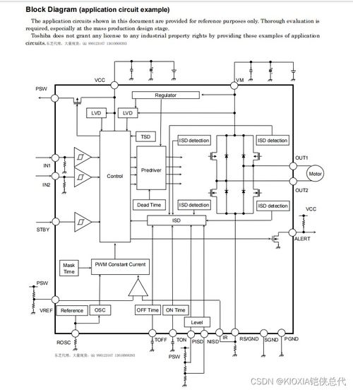 推動高效能 東芝tb67h301ftg全橋直流電機驅(qū)動ic